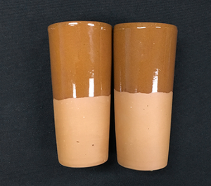GLAZED CLAY - Vaso de Tubo Half Cup (333ml)