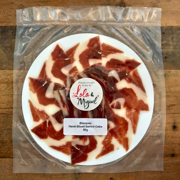 LOLA AND MIGUEL - Miguel's Hand-Sliced Iberico Cebo - 36 Month (50g)