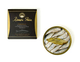 RAMON PENA - Small Sardines (Sardinillas) with PADRON PEPPERS in Olive Oil (20/25) (130g)